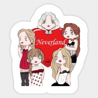 CHIBI (G)IDLE showing his love for neverland Sticker